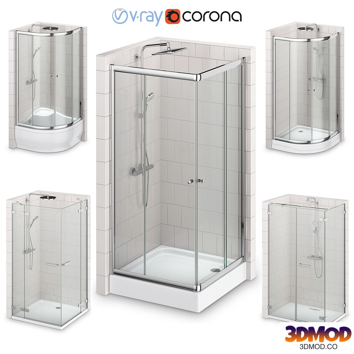 Shower cabins Radaway CLASSIC