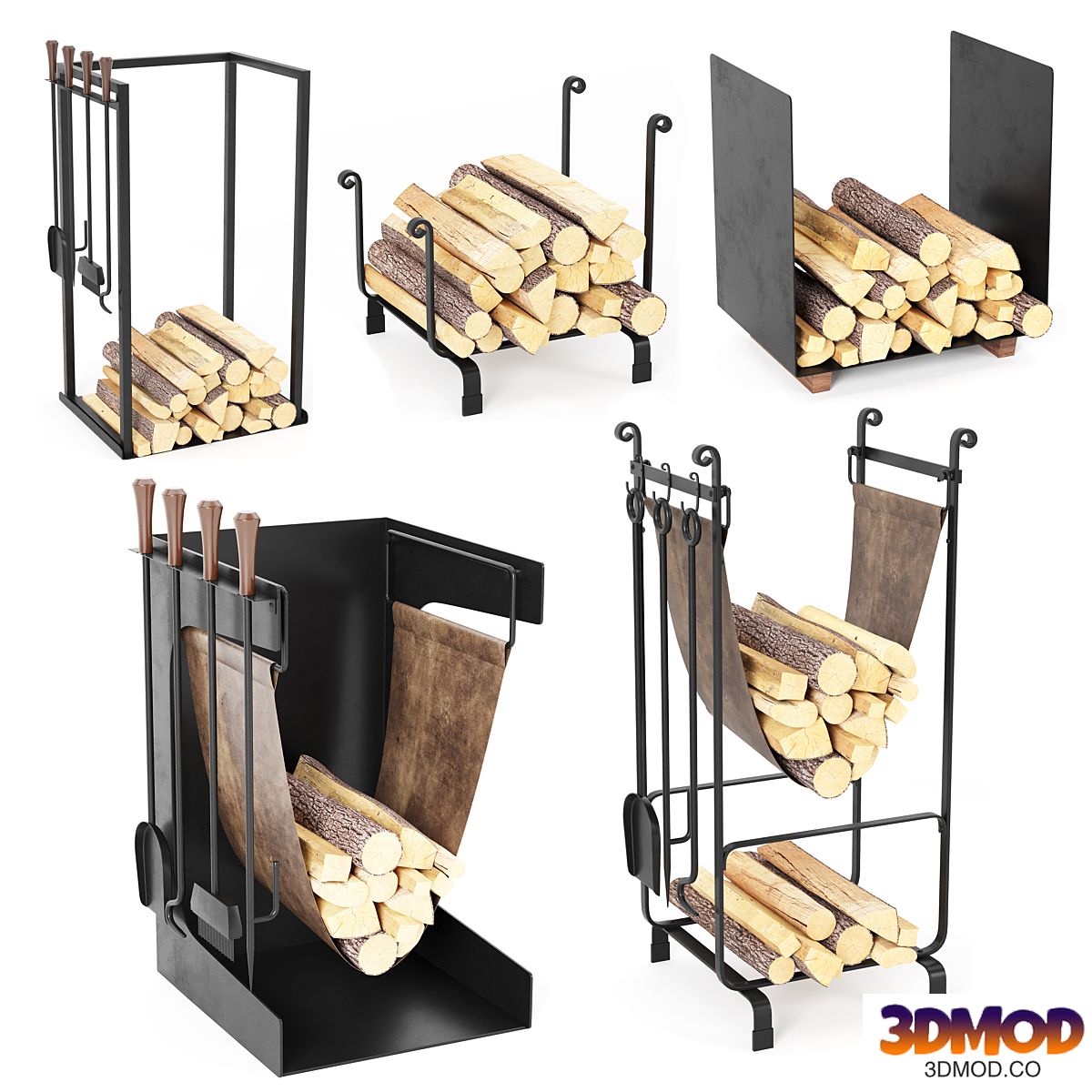 Fireplace Accessories set 02