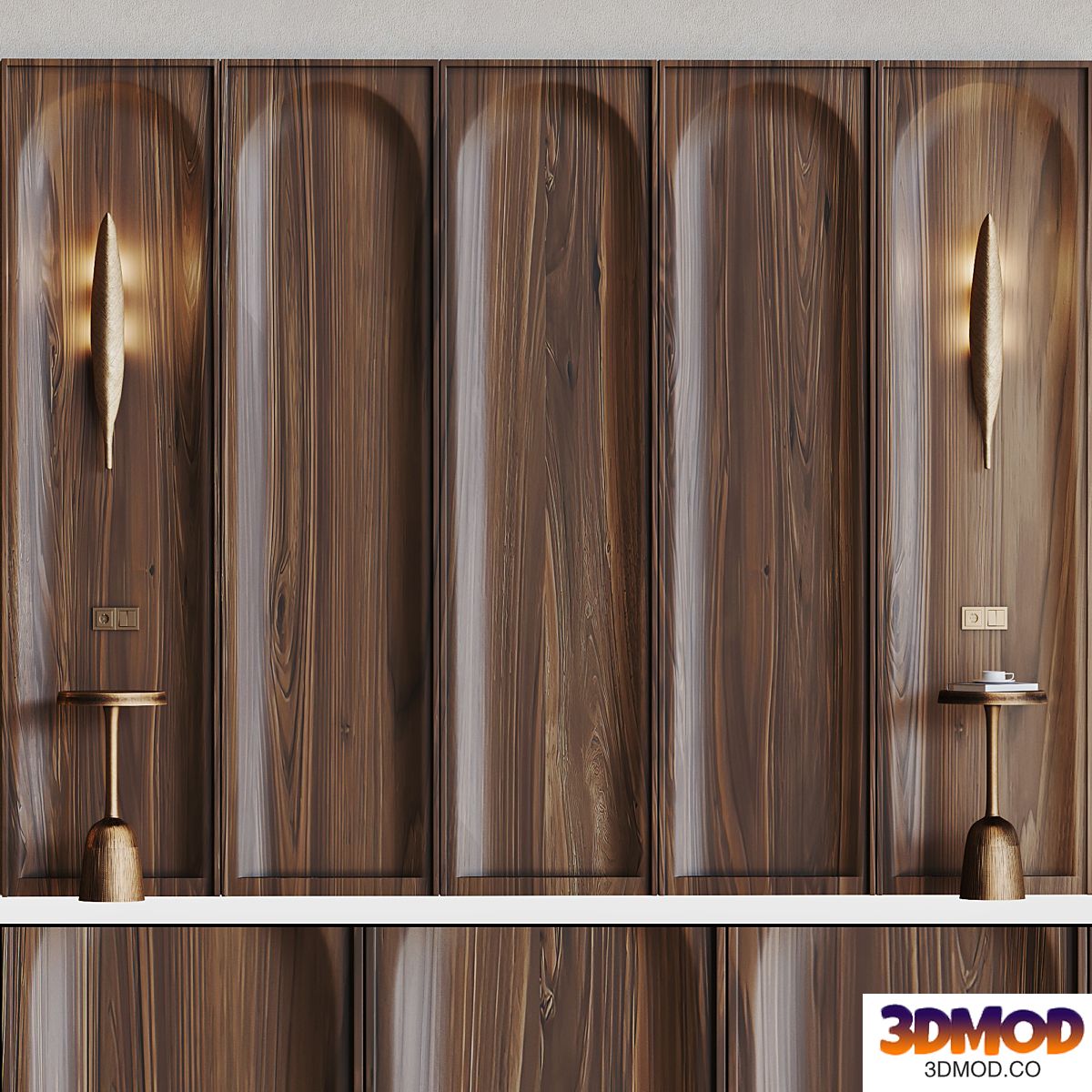 Decorative wall 3d panel