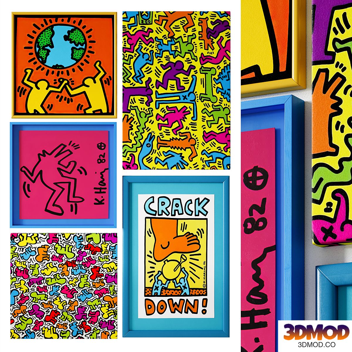 Painting set / Keith Haring