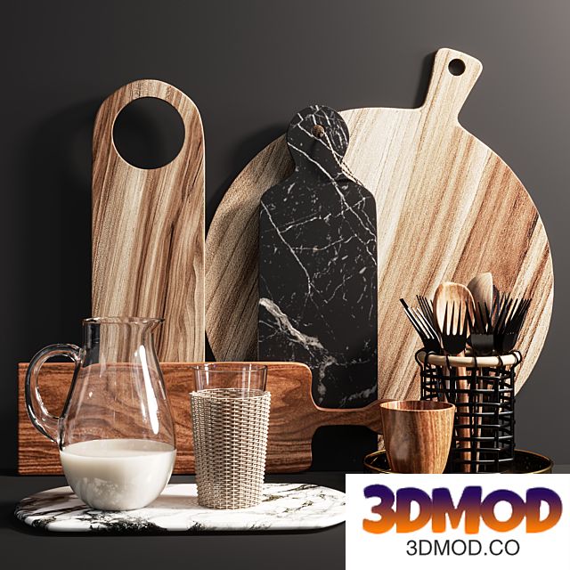 Decorative set for the kitchen