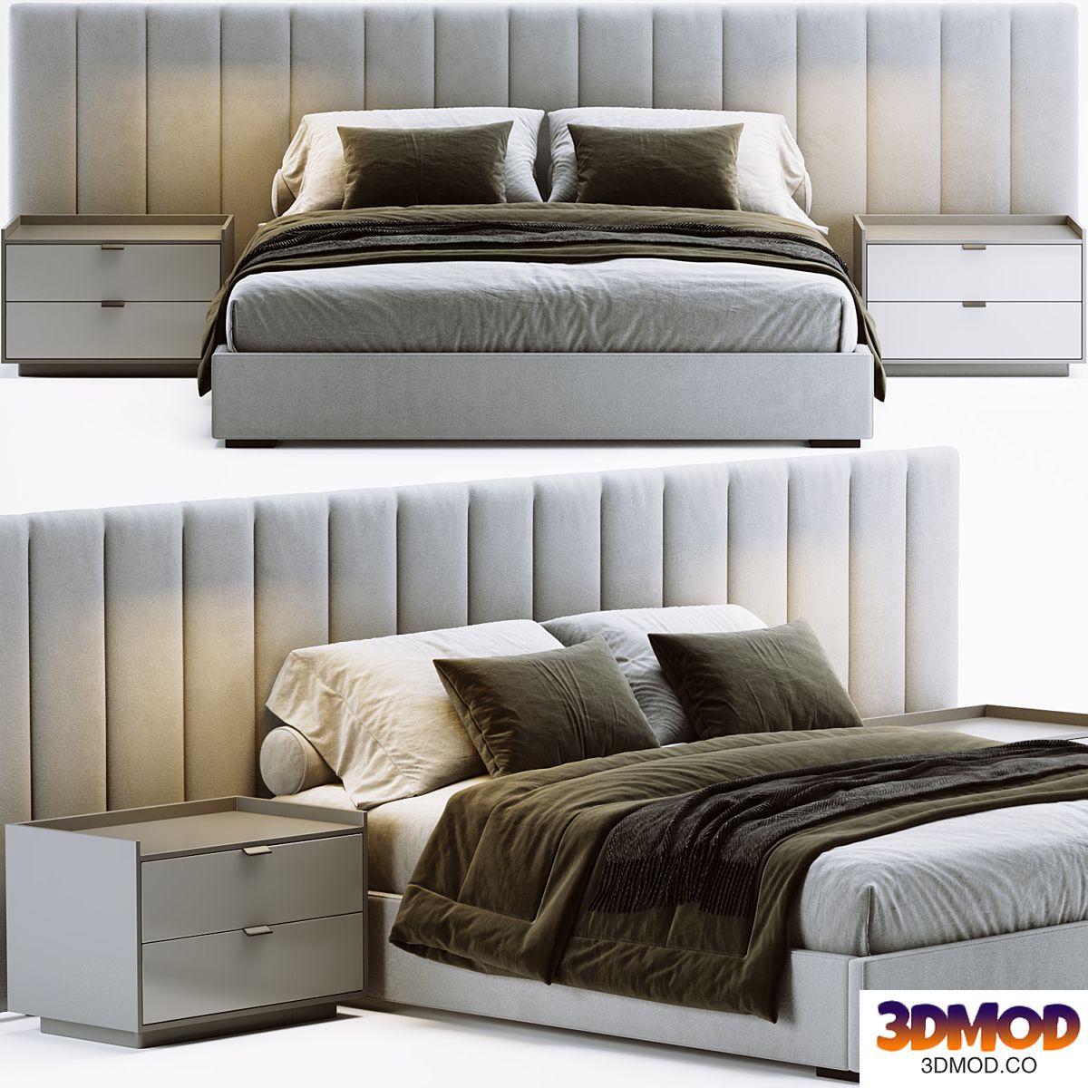 RH Modena Bed