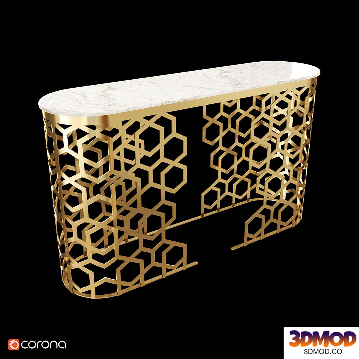 Marble console table