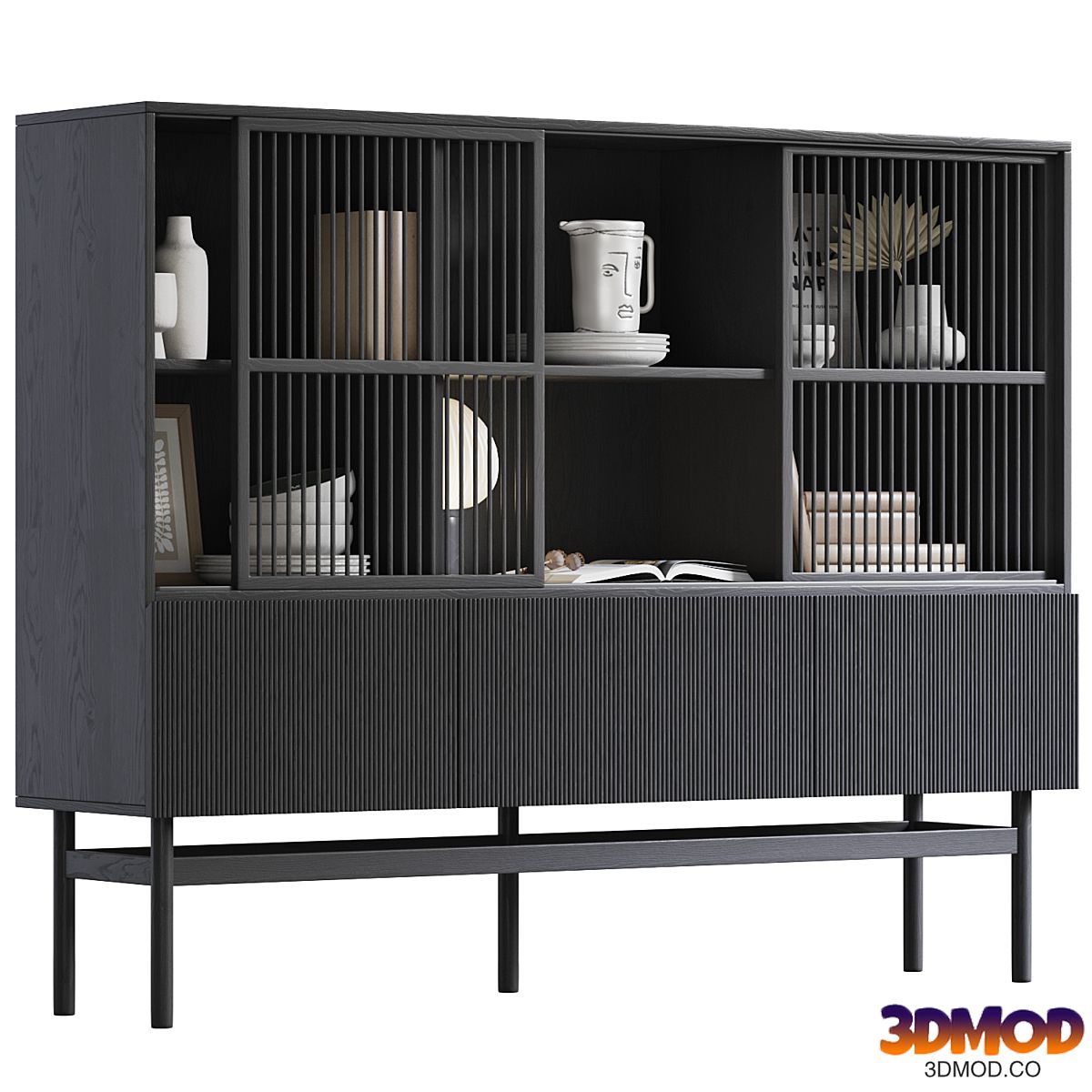 Buffet with Pilpao decor by La redoute