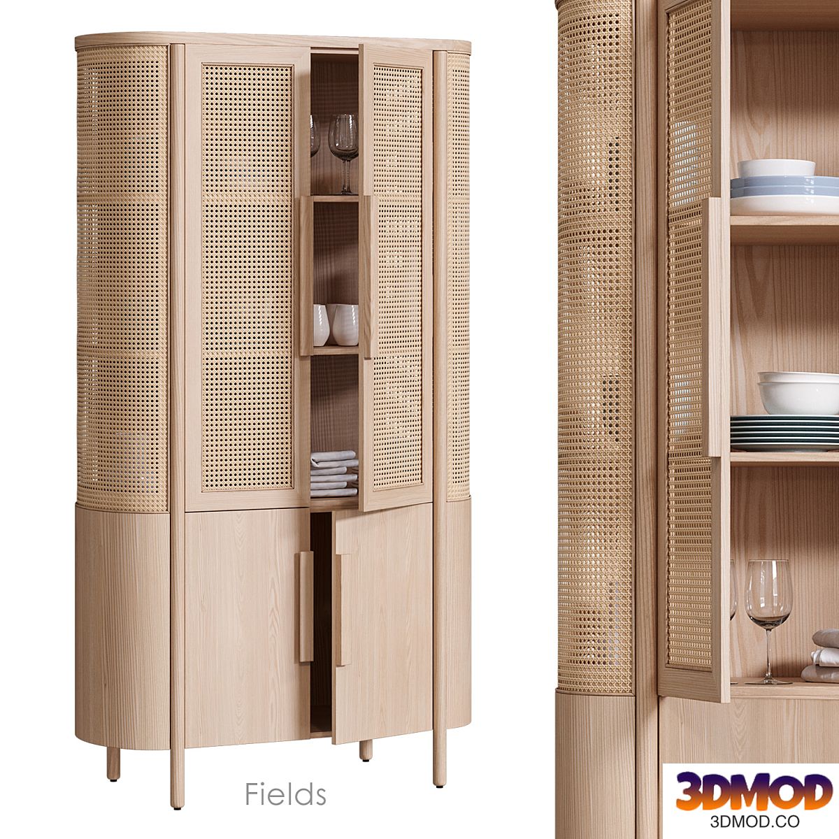 Fields Storage cabinet by Crate&Barrel