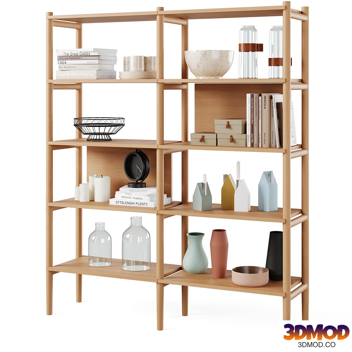 Bookcase HOLTON by Rowico Home