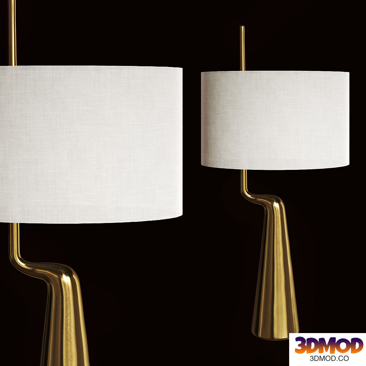 Heronn Table Lamp by Charles Tassin