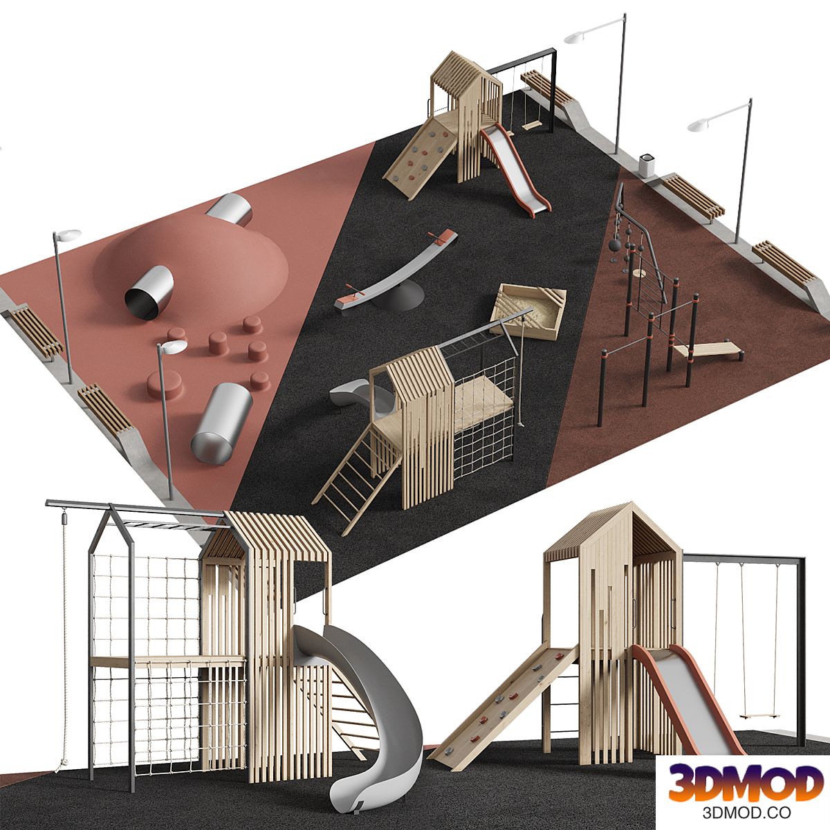 Modern playground