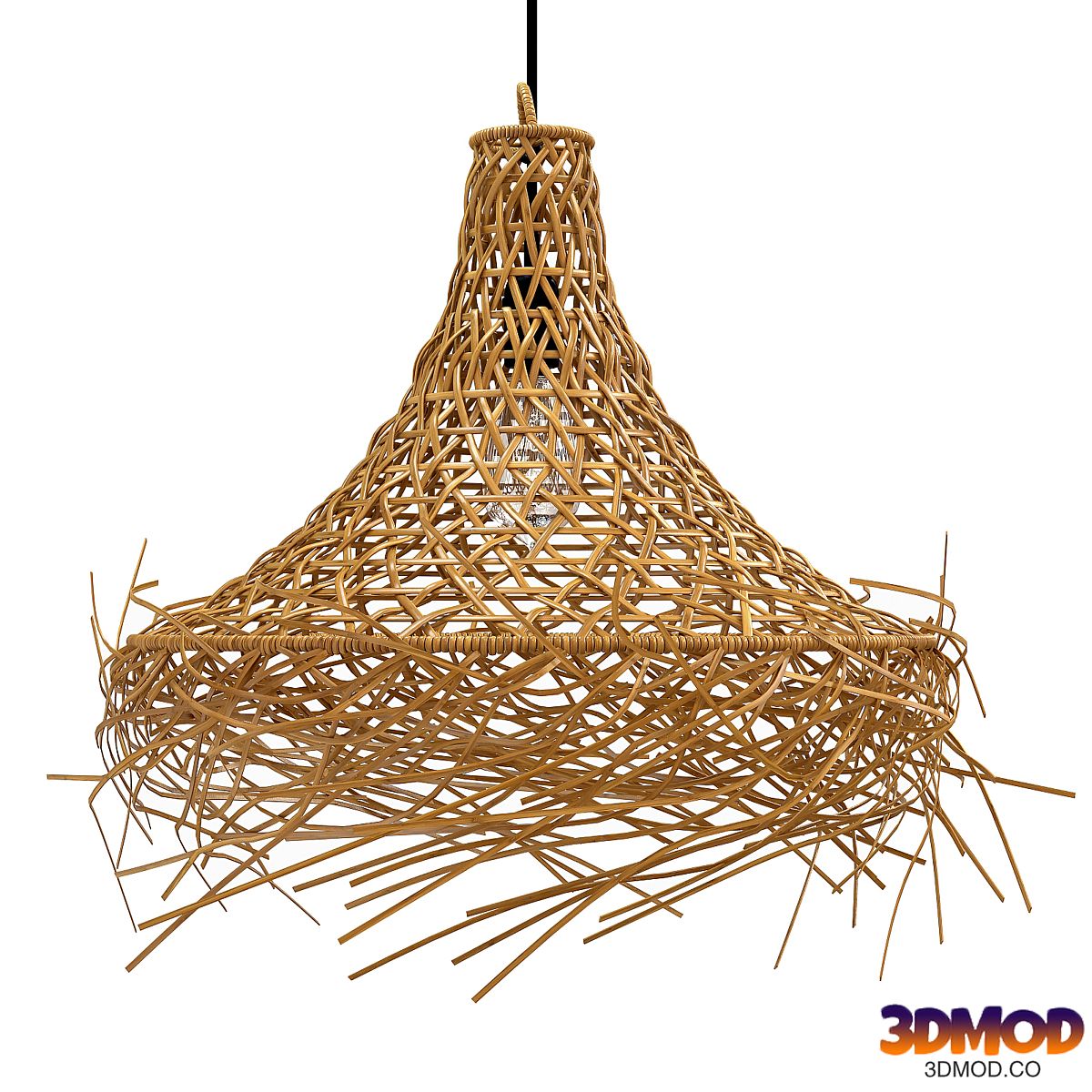 The Mykonos Pendant Natural Lamp