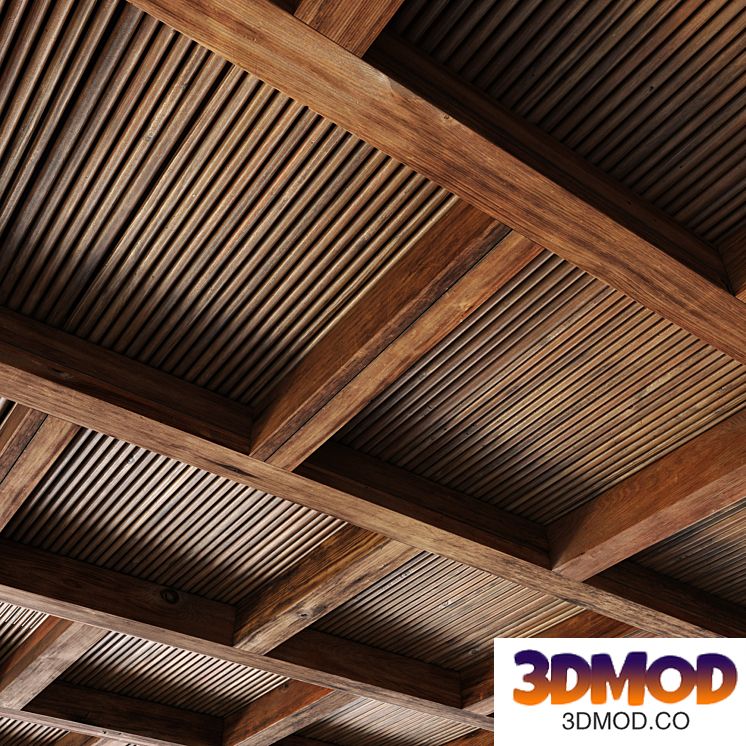 Ceiling on beams No. 8