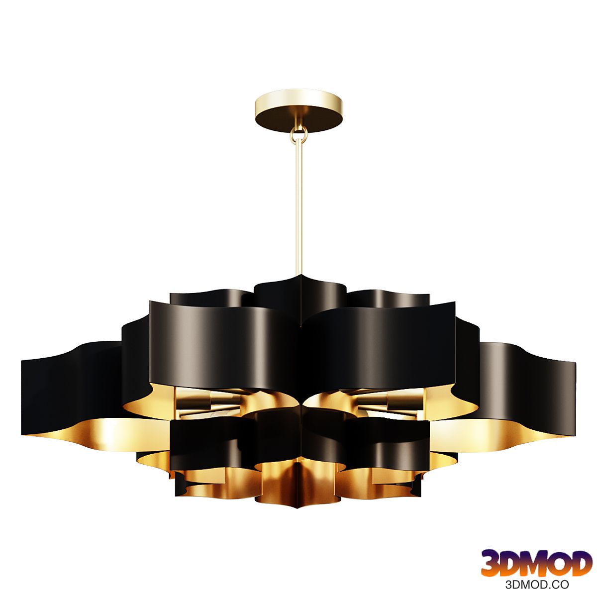Chandelier GRAND LOTUS CHANDELIER SKU CH15325 BK lamp