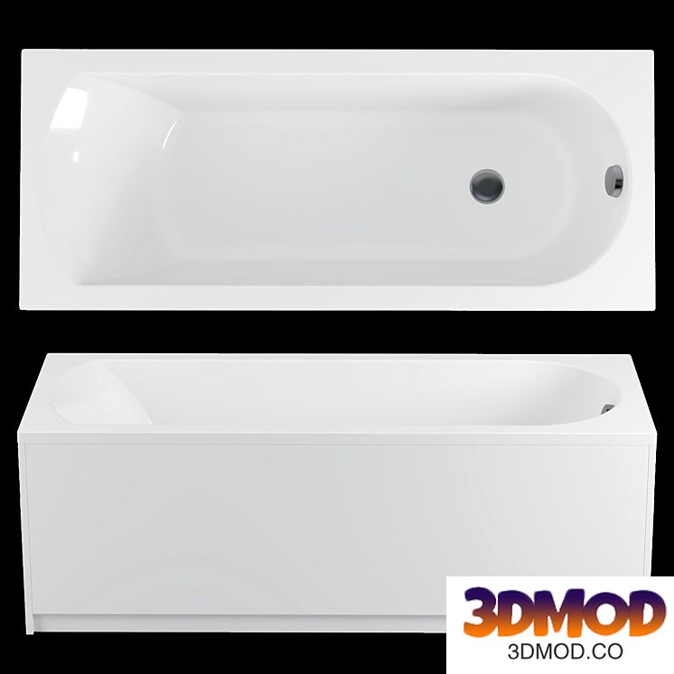 Acrylic bathtub Riho Miami 170x70