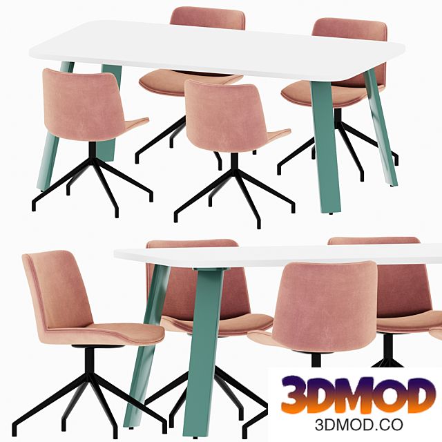 Liebe Fly chair x office table