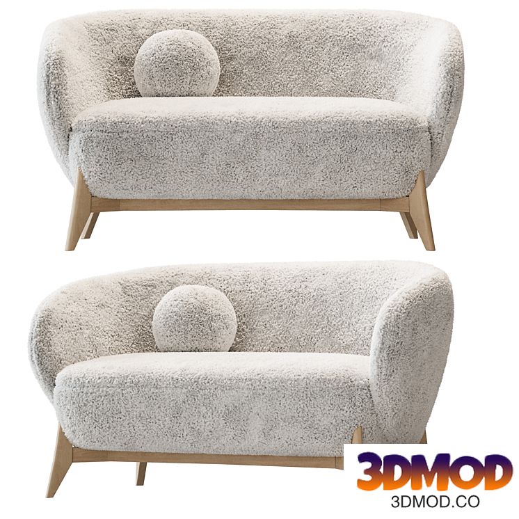Sofa Tilar Cozy White