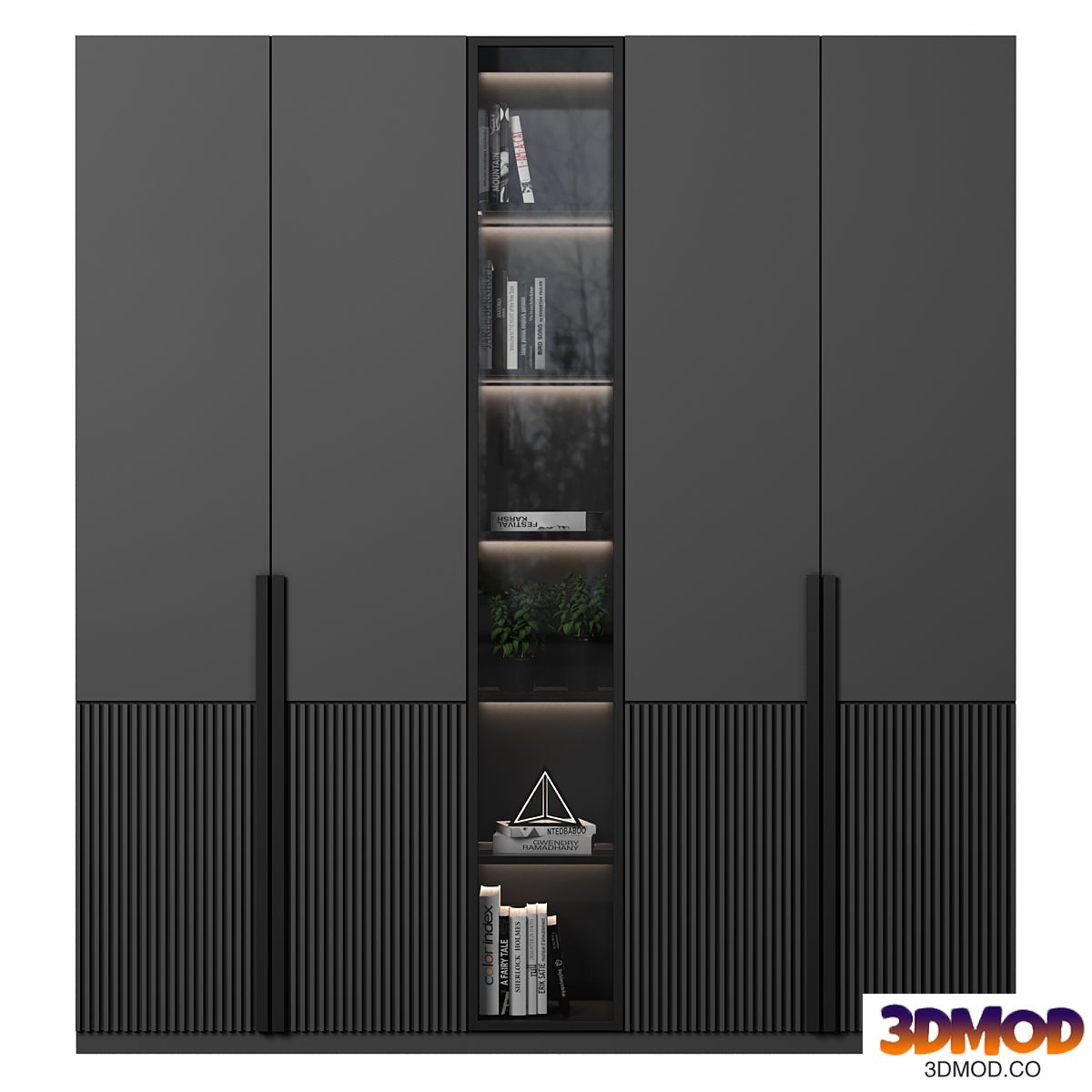 cabinet with shelves 26