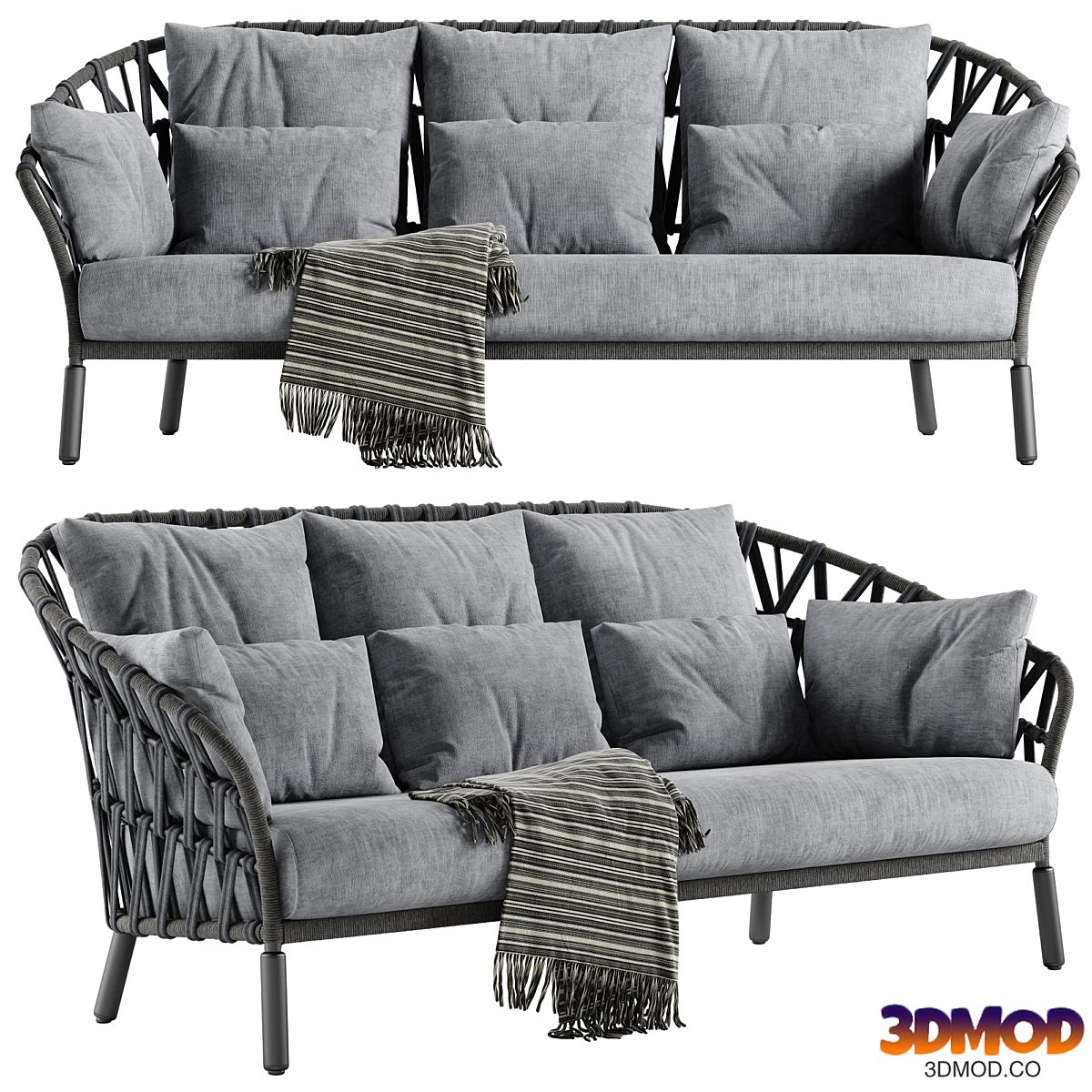 Varaschin Emma Cross sofa