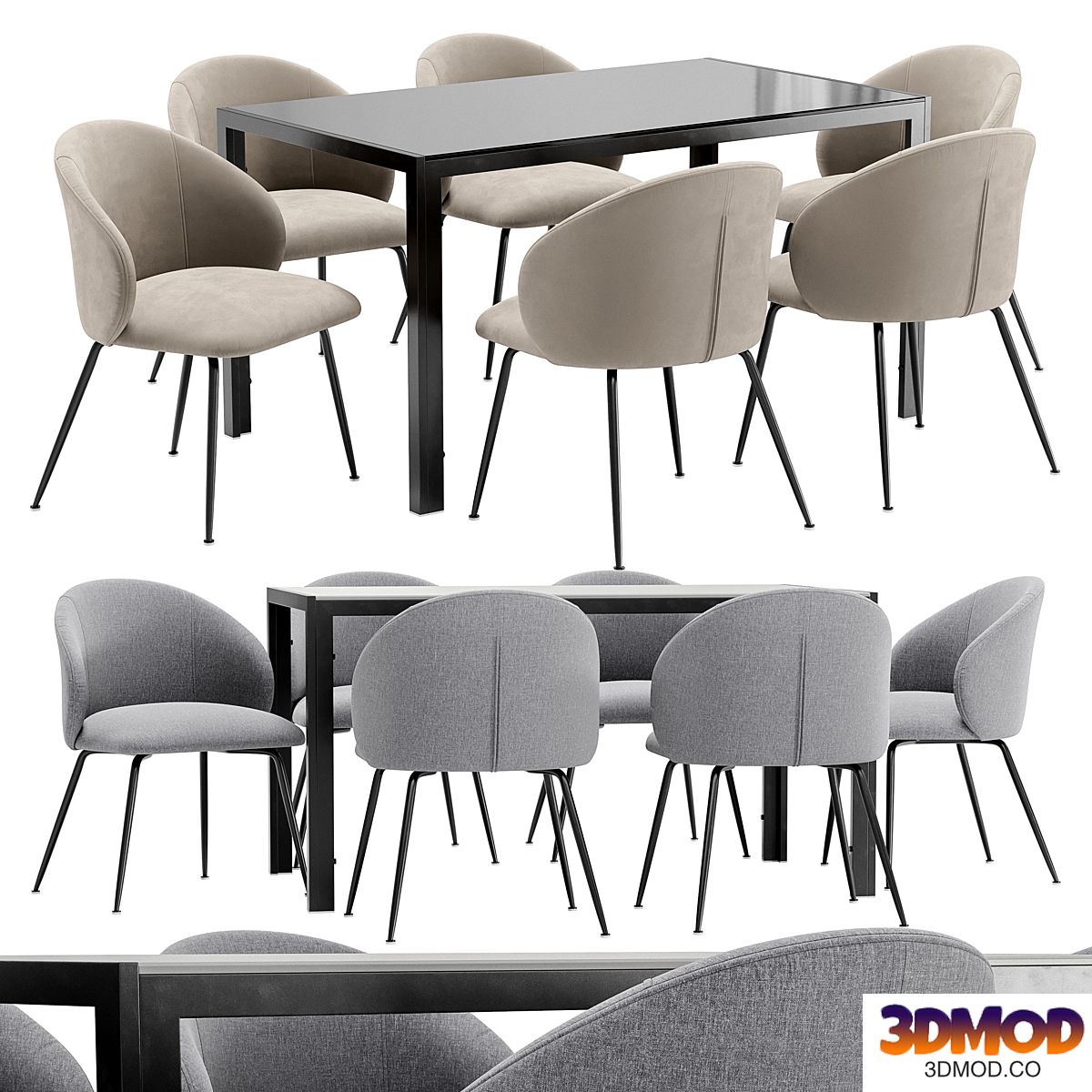 Dining chair Garda Decor and table Derby