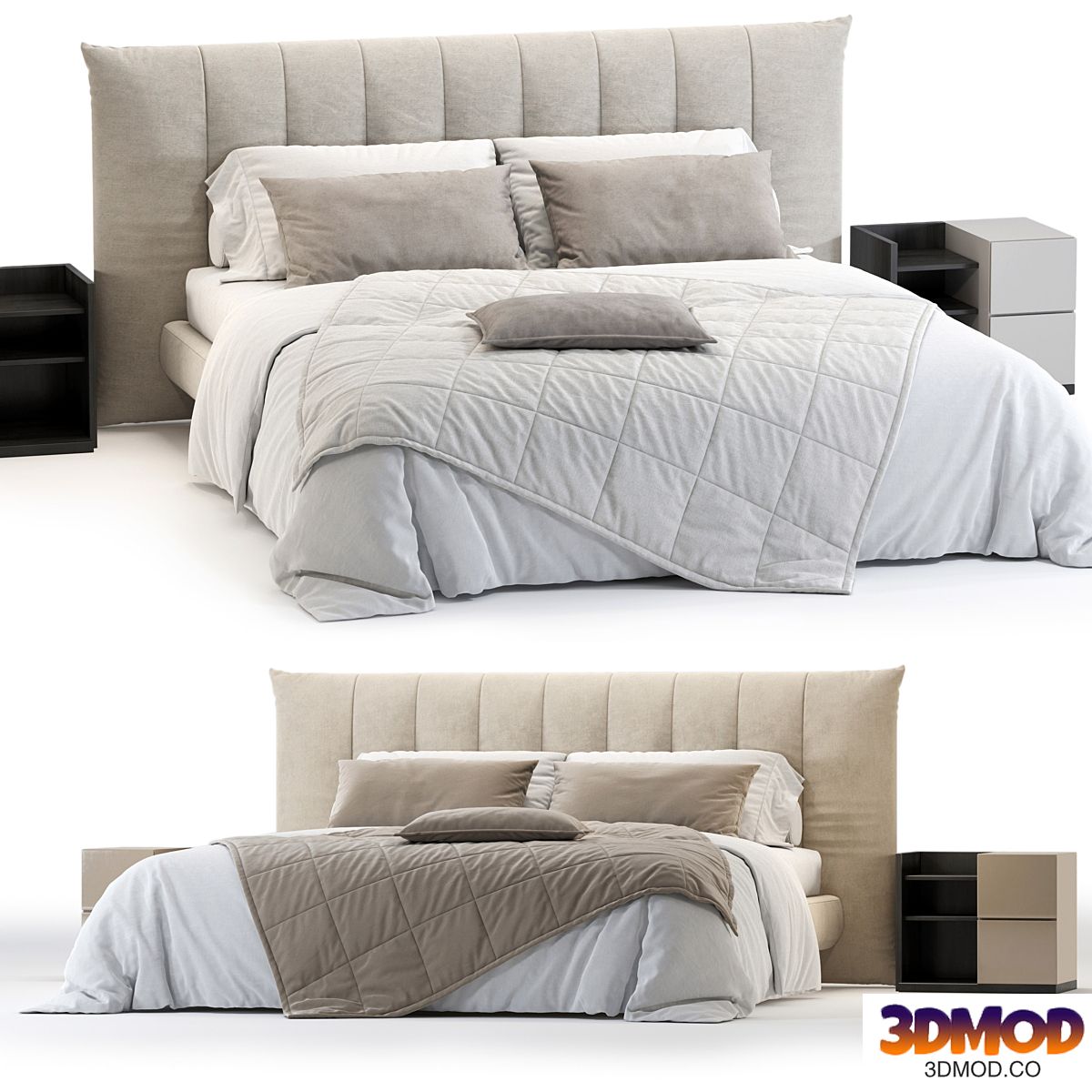 Novamobili GROOVE SILVIA PREVEDELLO Bed No.2