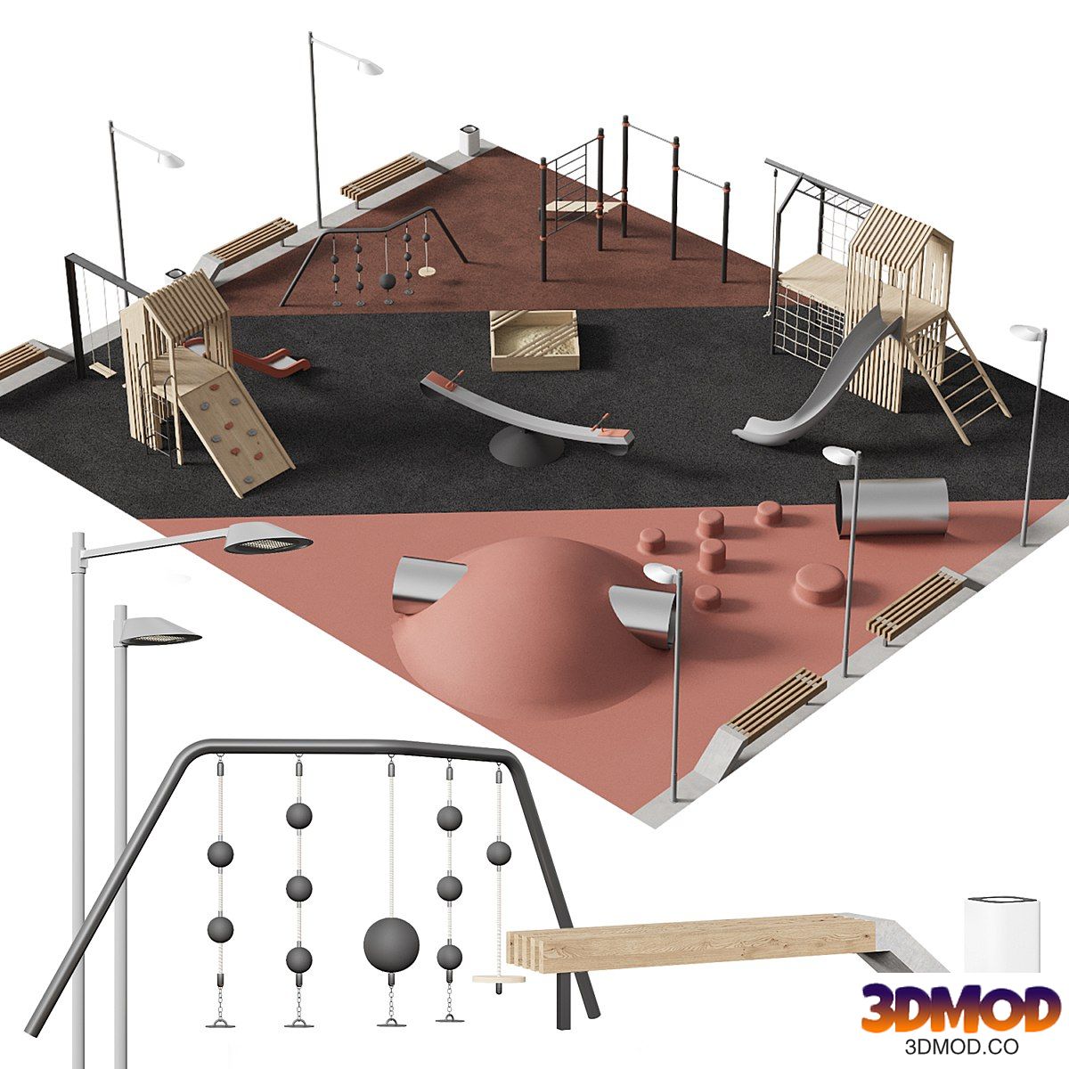 Modern playground