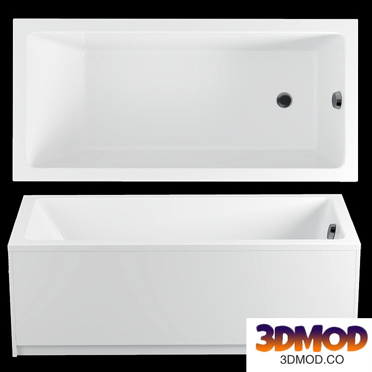 Acrylic bathtub Riho Lusso Plus 170x80