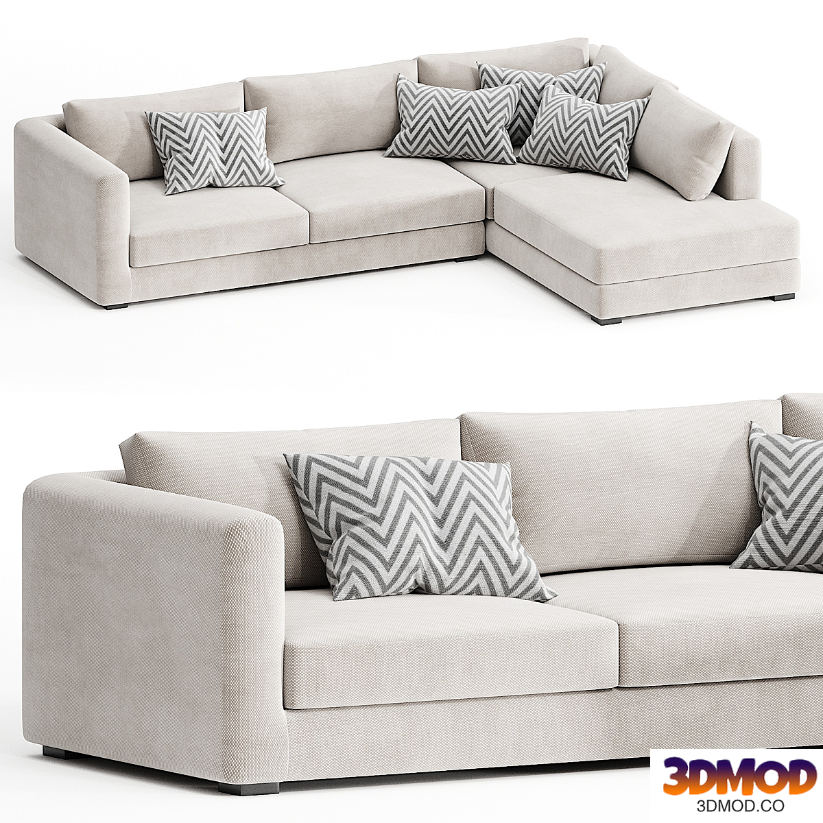 BLAKE LARGE OPEN END CORNER SOFA