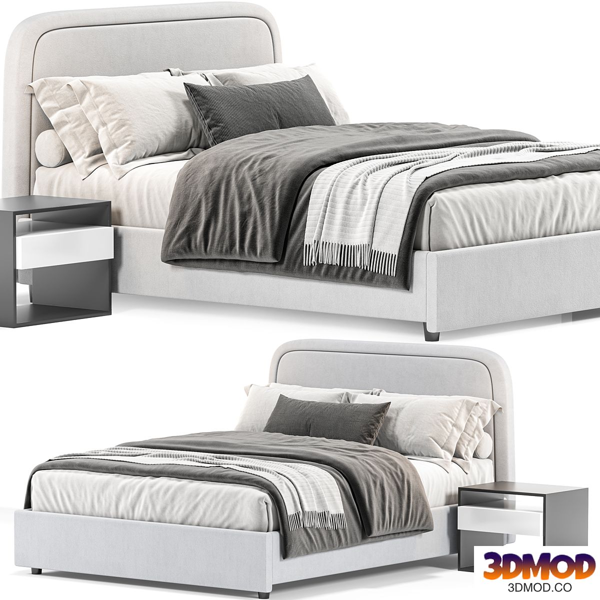 West Elm-Camilla queen Bed