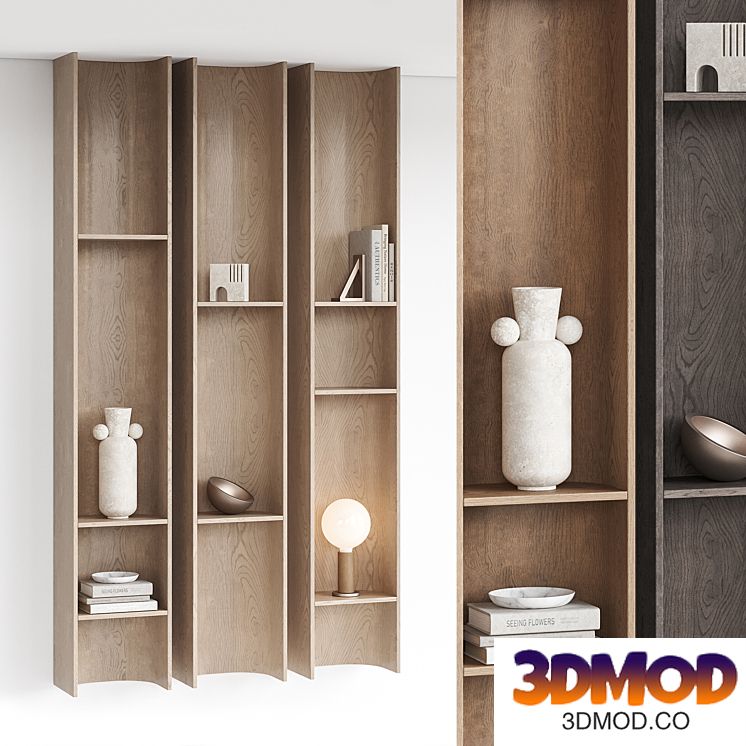 Vertical rack-shelf