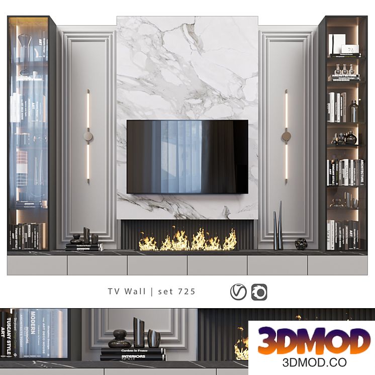 TV Wall | set 725