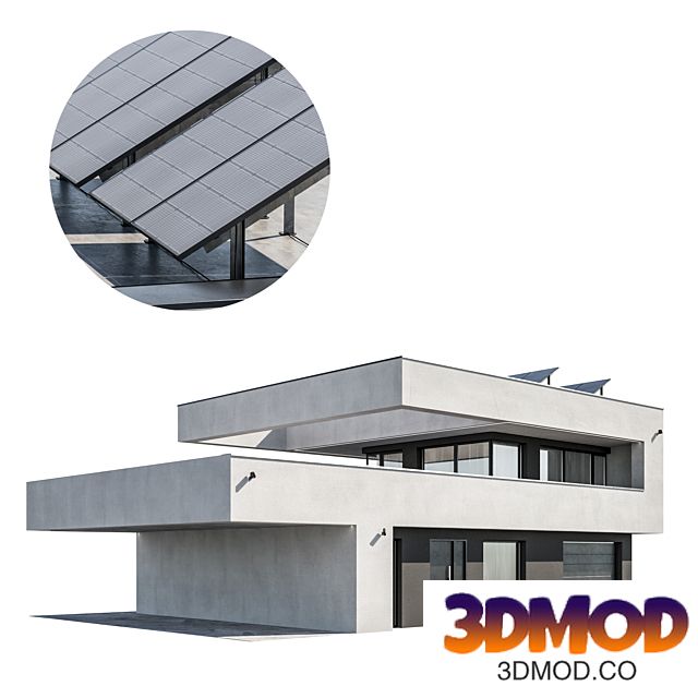 Modern house 19 | night