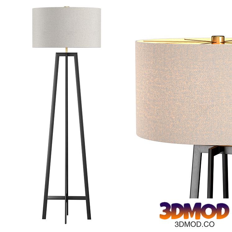 Castillo Black Floor Lamp