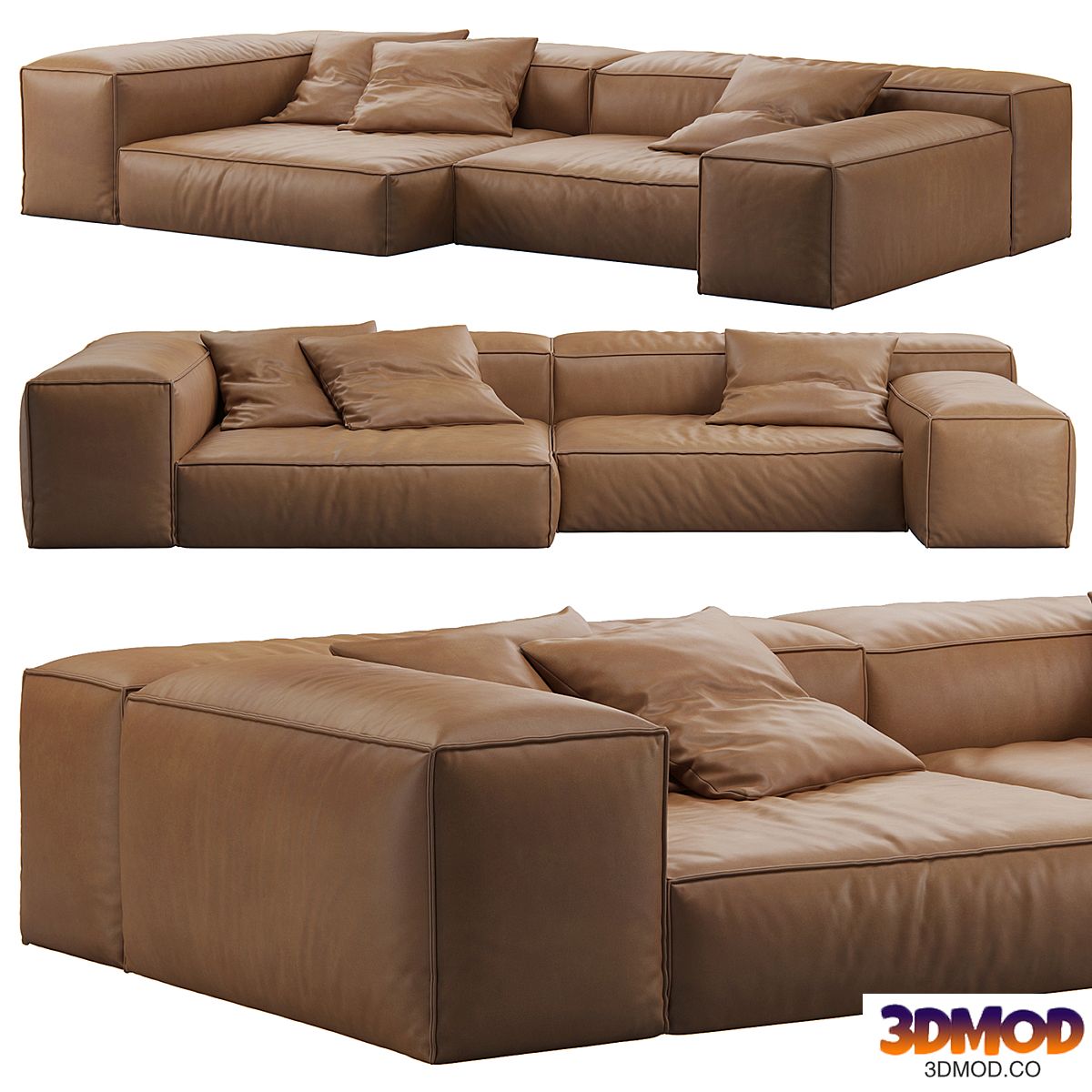 Extrasoft Sofa by Living Divani Comp 1