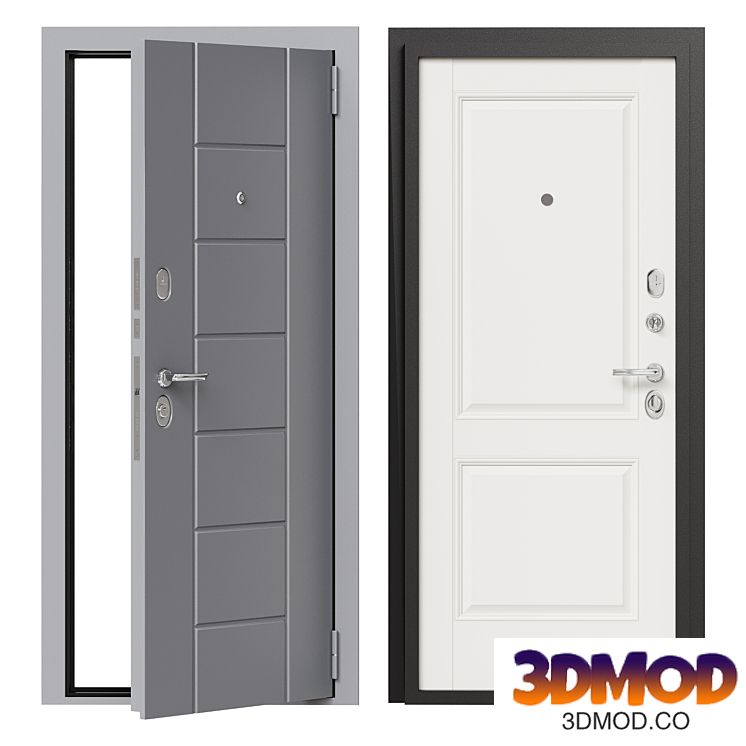 Entrance metal door Bravo 17