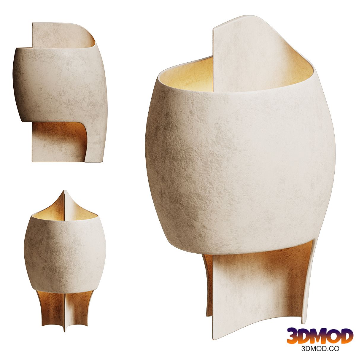 B Lamp White by Thierry Dreyfus x Nymphenburg
