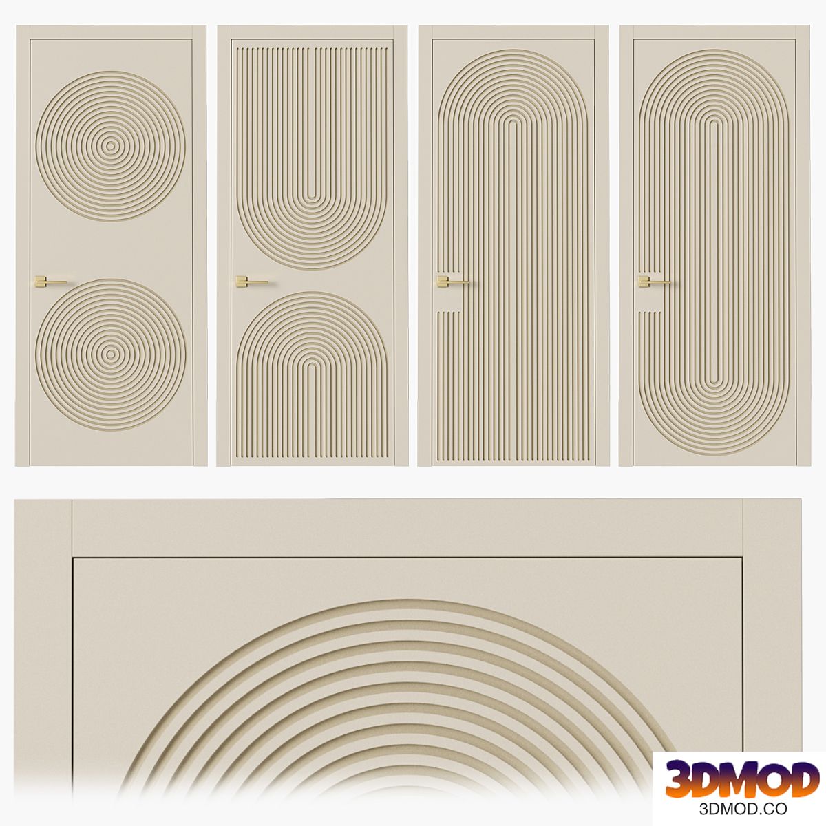 Interior doors milled 8