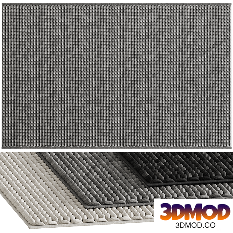 Coarse knit carpet 01