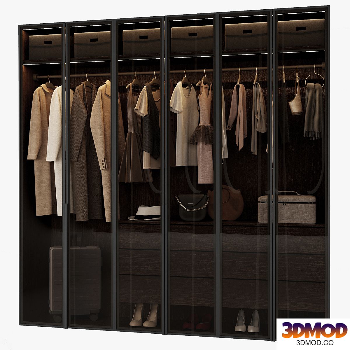 Closed wardrobe