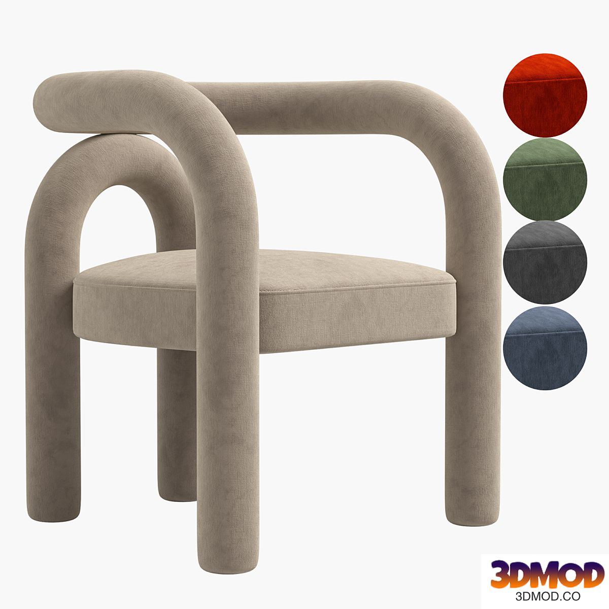 Modern Design Armless Open Back Dining Chairs