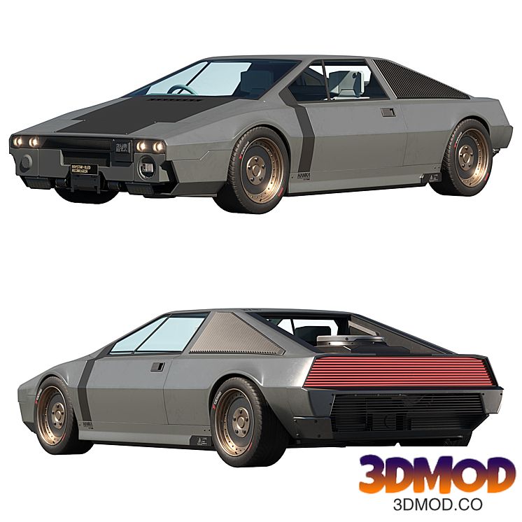 Lotus Esprit S3 1981 cyberpunk