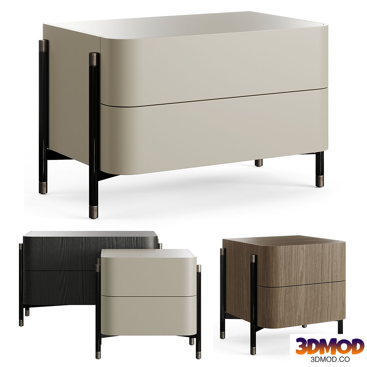 Laskasas Rosie 2022.1 Bedside Table