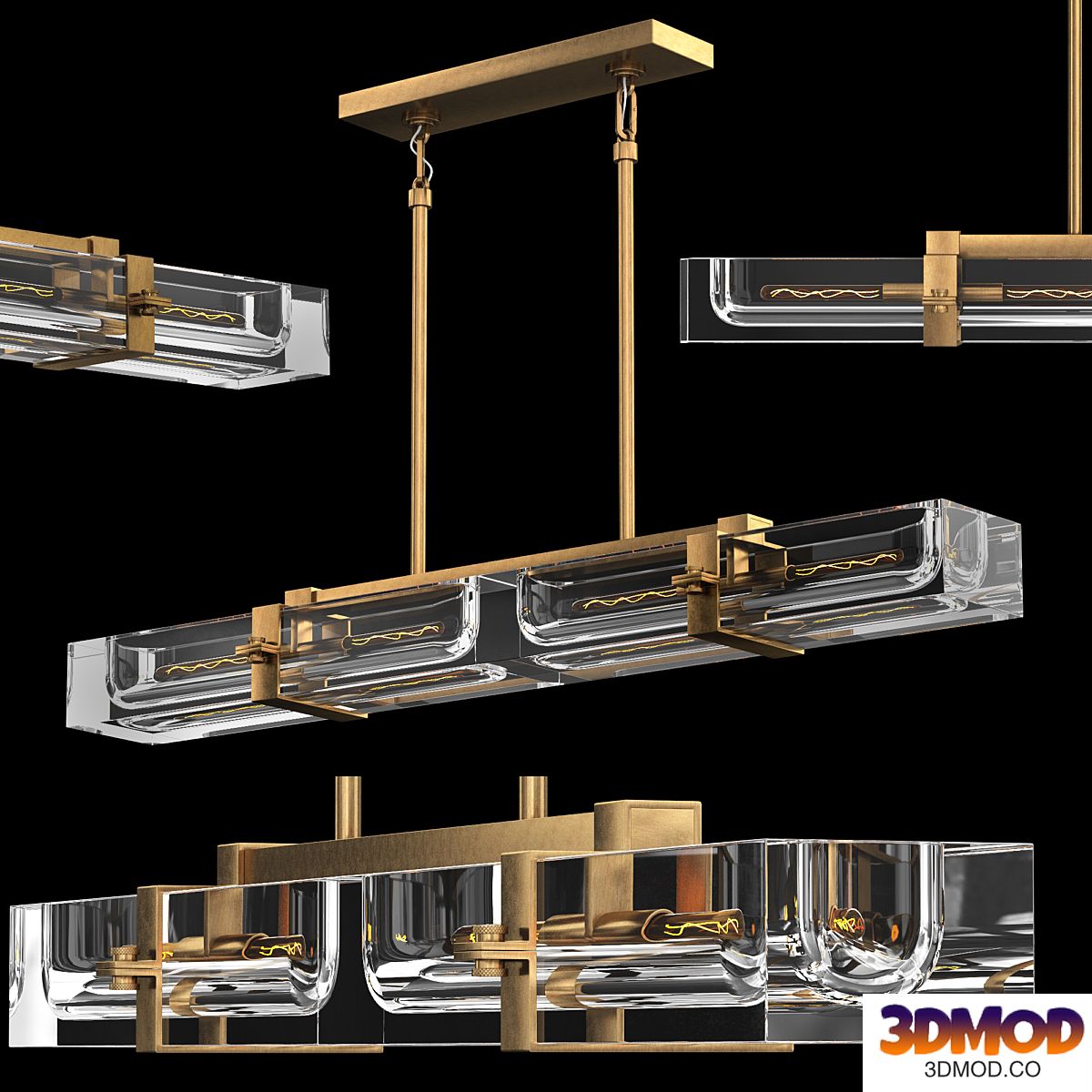 SAVILE LINEAR CHANDELIER 48