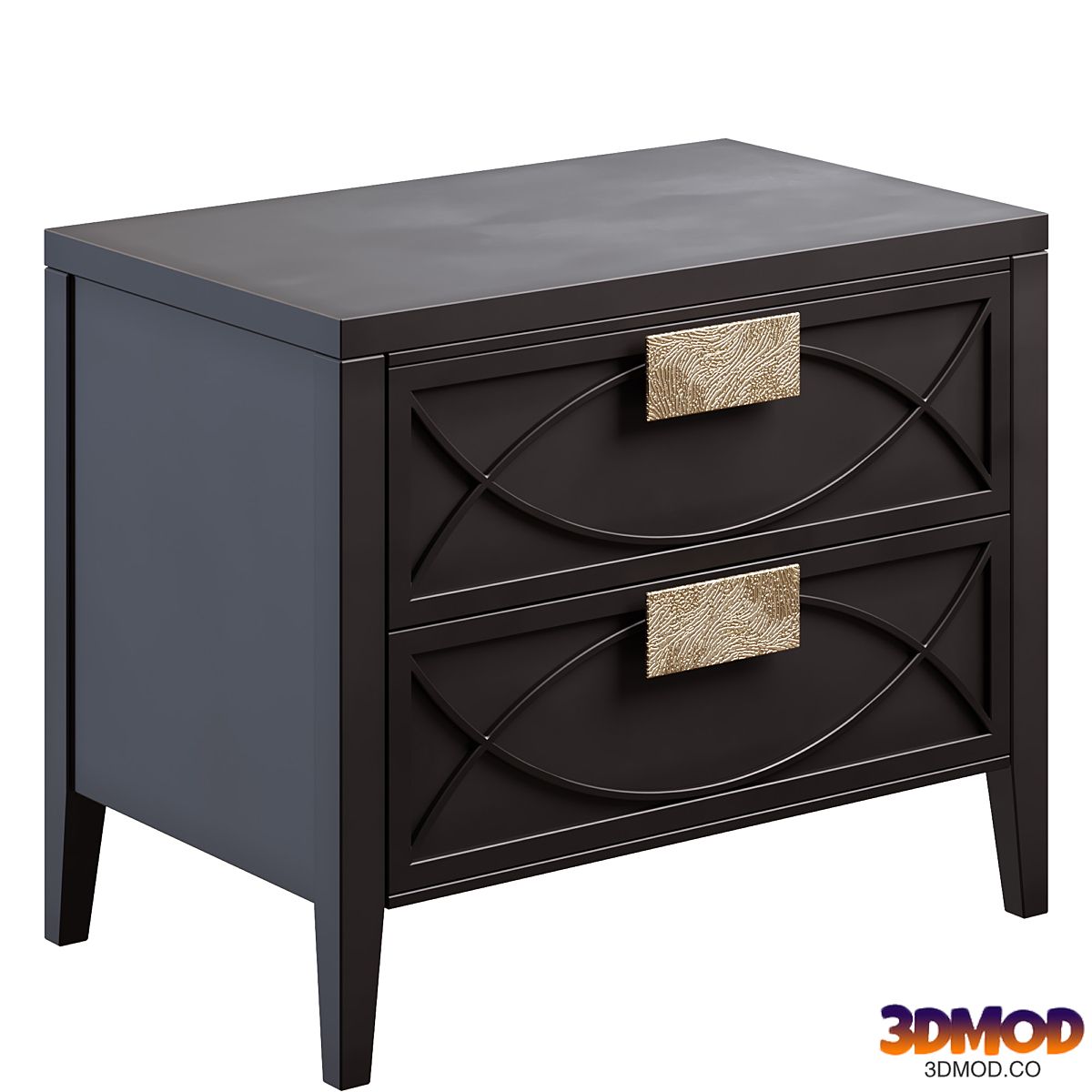 Nightstand Amelie Black Nightstand