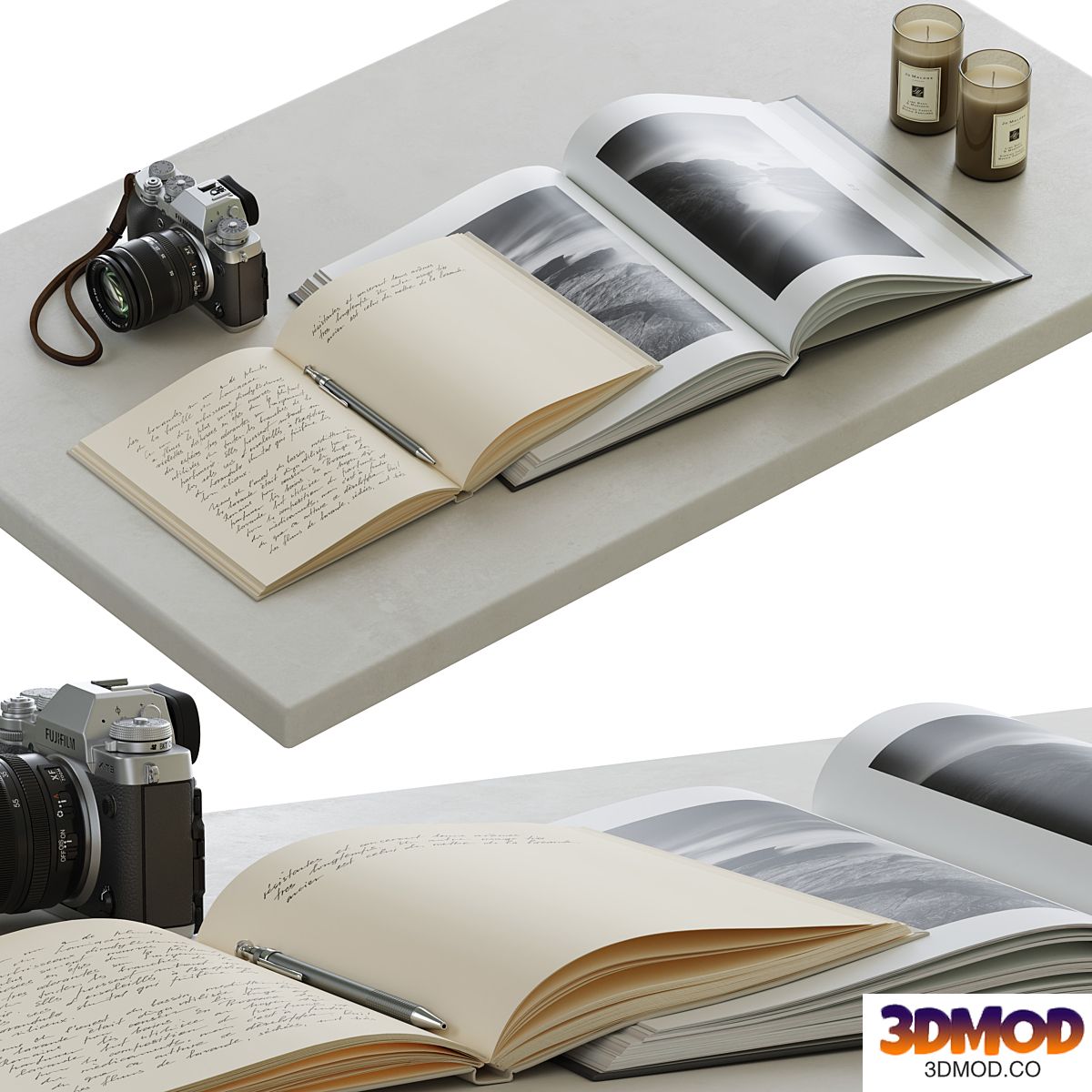 coffee table decor set 003