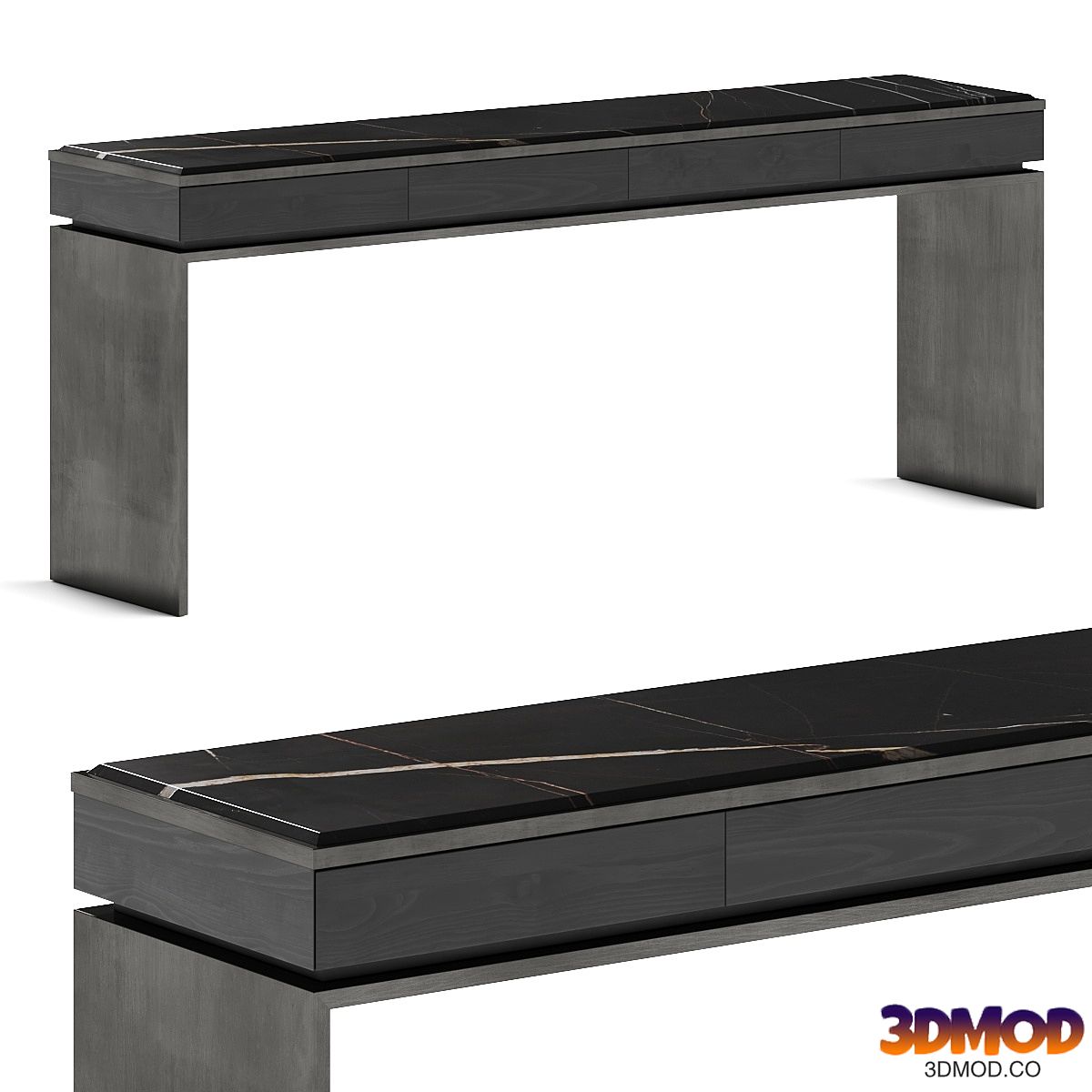 Malerba Black & More Console Table