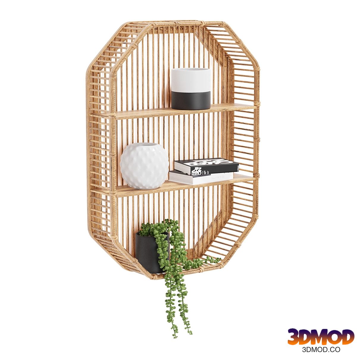 Bamboo Shelf Unit