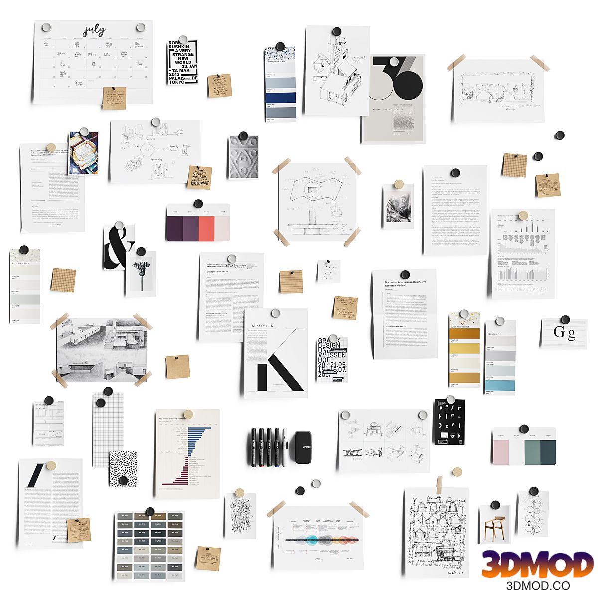 Moodboard Stickers Set 1
