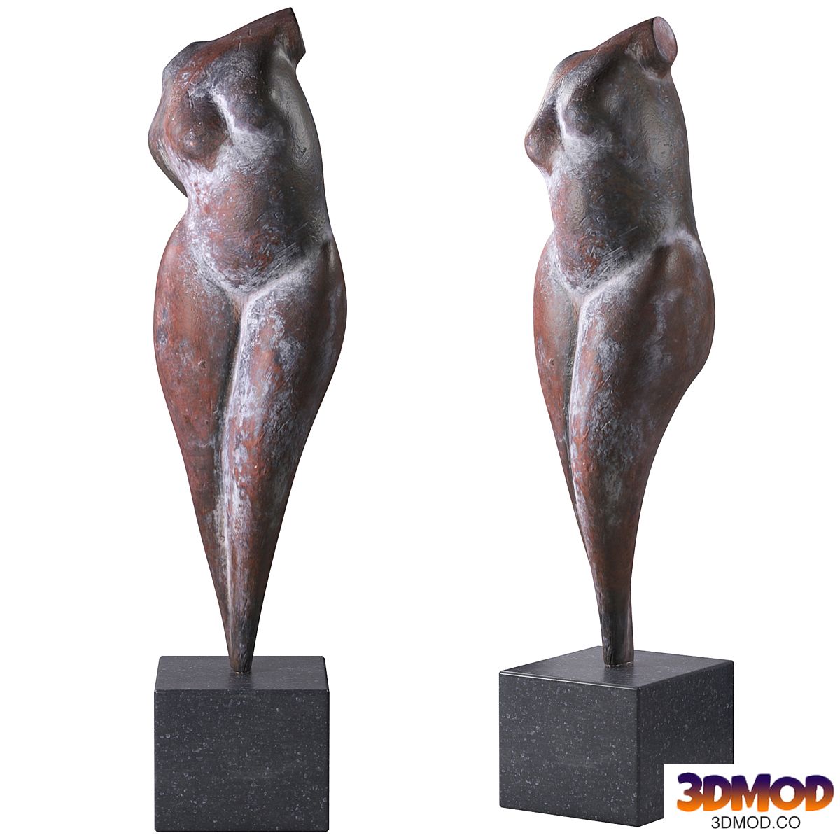 Gedraaid Model Sculpture