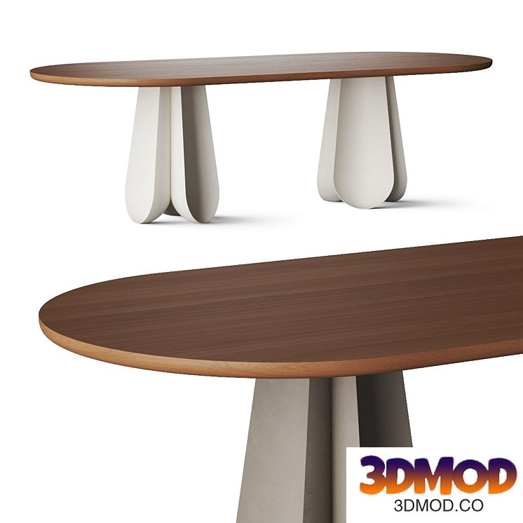 Emmanuel Levet Stenne Dress Up Oblongue Dining Table