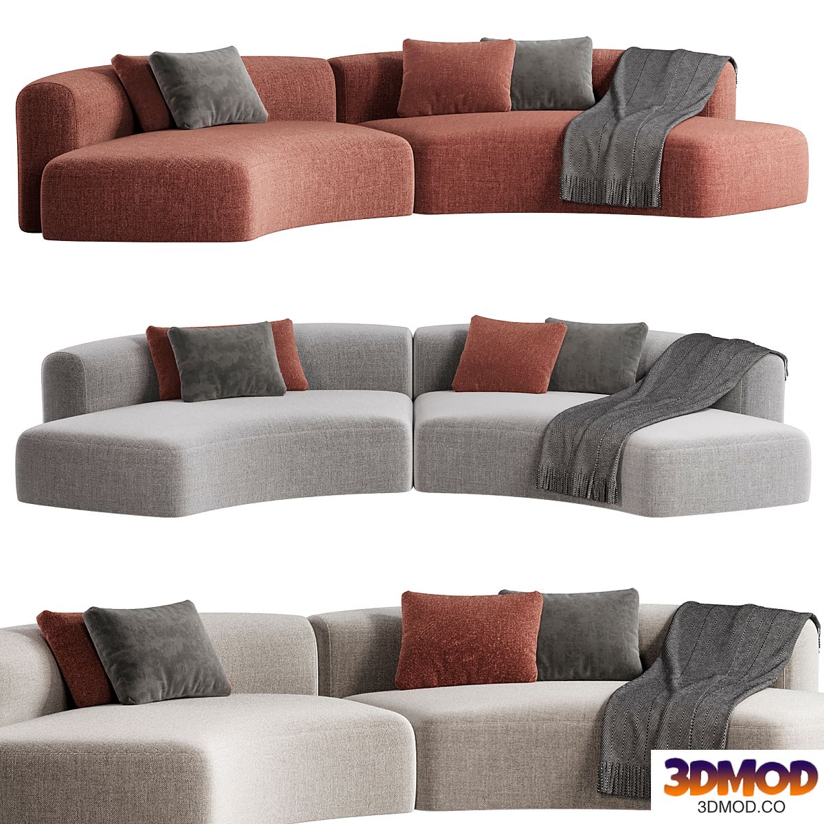 Cozy Curve Sofa