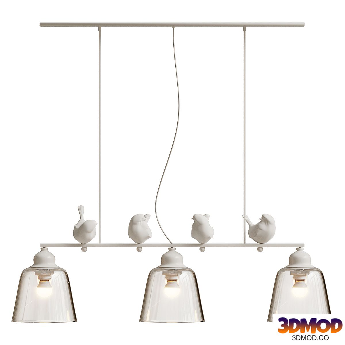 Подвесной светильник provence bird pendant line 3