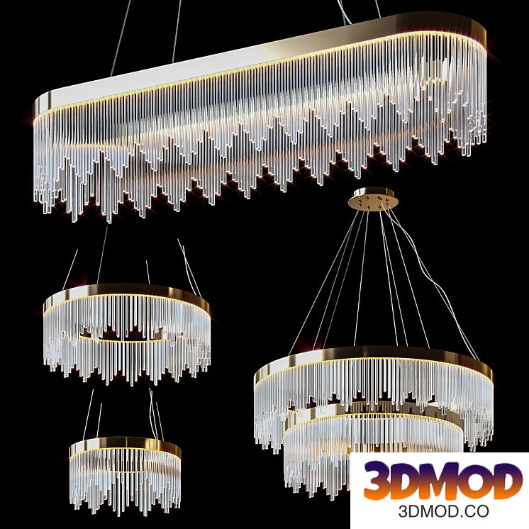 Hanging chandeliers FAIRYTALE by Romatti